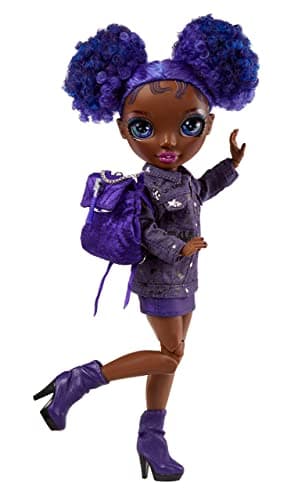 Image of Rainbow High Junior High - KRYSTAL BAILEY - 9"/23cm Rainbow Fashion Doll with Outfit & Accessories - Includes Fabric Backpack with Open & Close Feature - Gift & Collectable for Kids Ages 6+