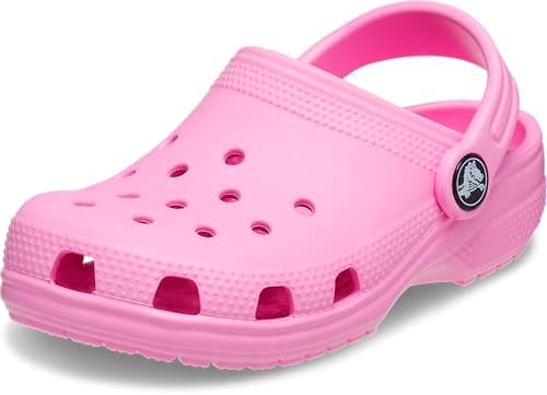 Image of Crocs Unisex Kids Classic Clog T Clog, Taffy Pink, 10 UK Child