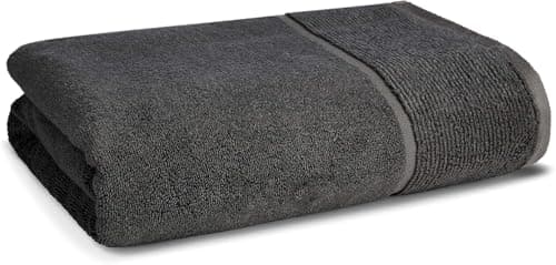 Image of Panda® Bamboo Towel | Soft & Fluffy Organic Bamboo & Cotton | Super Absorbent & Quick Drying | Perfect for Sensitive Skin (Urban Grey, Bath Towel)