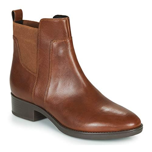 Image of Geox Womens D Felicity G Ankle Boots, Brown, 5 UK