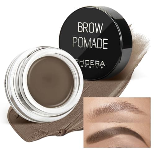 Image of Eyebrow Gel,Eyebrow Brow Pomade Professional Makeup Tinted Eyebrow,24 Hours Long Lasting,Lightweight,Waterproof,Smudge-Proof,Transfer-Proof,Sweat Resistant Brow Cream(3#Soft Brown)