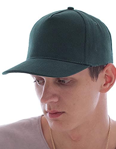 Image of Atlantis Liberty Five Buckle Hvy Brush Cotton 5 Panel Cap - White - OS