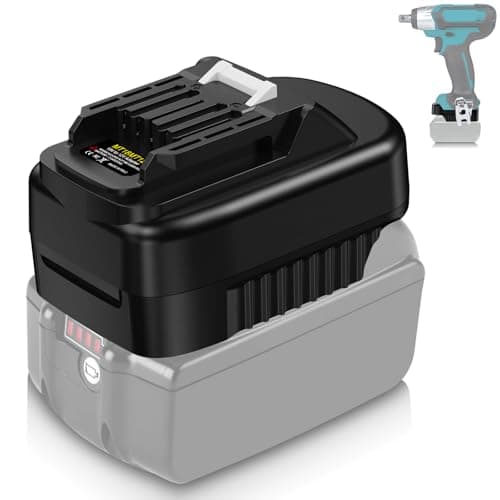 Image of Adapter Use for Makita 12V Tools,for Makita 18V LXT Battery Convert to for Makita 12V Max CXT Lithium-Ion Battery BL1021B BL1016 Batteries, Power for Makita 12V Cordless Power Tool