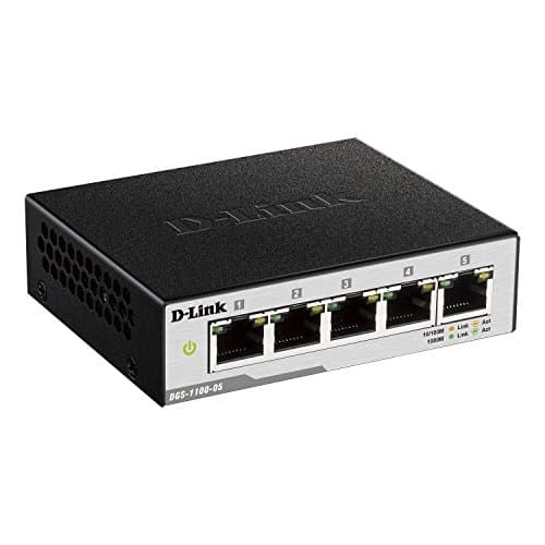 Image of D-Link DGS-1100-05 5-PORT GIGABIT SMART SWITCH IN