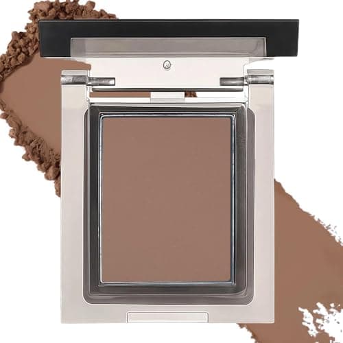 Image of Brown Eyeshadow, Matte Eyeshadow Single Pressed Powder Palette, High Pigment Long-Lasting Sweatproof Eye Shadows for Older Women, Day & Night Wear - 05, Taupe Dark