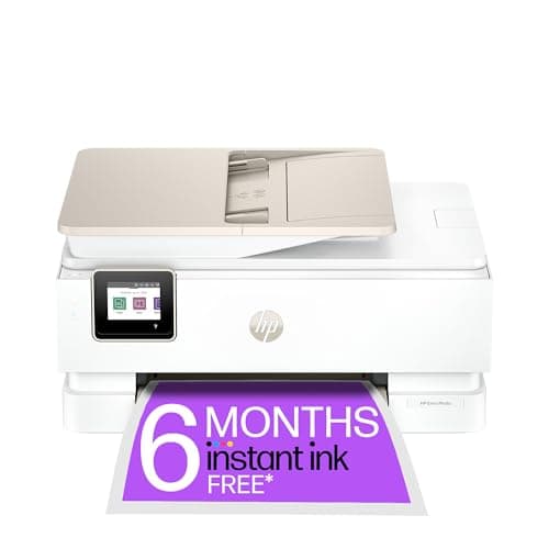 Image of HP Envy Photo 7934 All in One Printer | Wireless | Print, Scan & Copy | 6 months free Instant Ink | Automatic 2-sided photo printing | Touchscreen | Dedicated Photo tray | Automatic Document Feeder