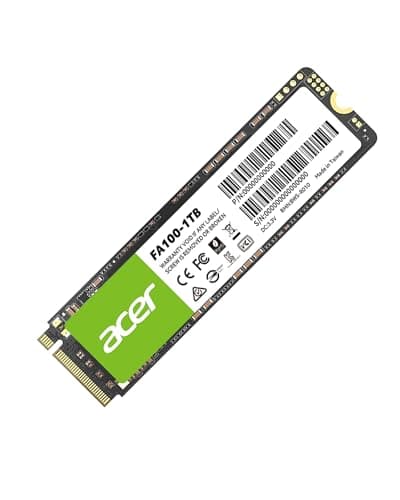 Image of Acer FA100 M.2 2280 SSD 1TB: PCIe 3.0 NVMe with HMB & SLC Cache, Up to 3500 MB/s Read Speed, PC Internal Solid State Drive for Laptop & Desktop Upgrade