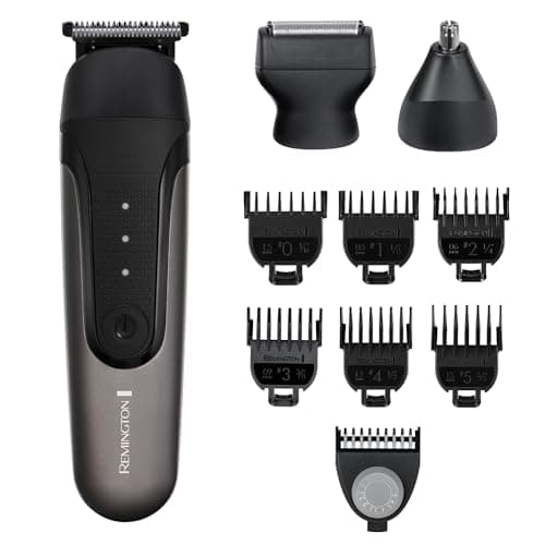 Image of Remington ONE 10-in-1 Head & Body Multi-Groomer for Men & Women (All-In-One Trimmer, 38mm Blade for Hair & Beard, Foil Shaver, Nose & Ear, 7 Combs, USB, Waterproof, Cordless, 60-Minute Run Time) PG760