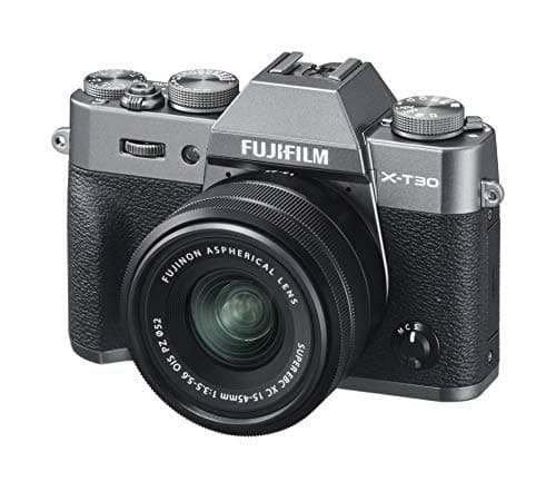 Image of Fujifilm X-T30 with XC15-45 mm lens - Charcoal Silver