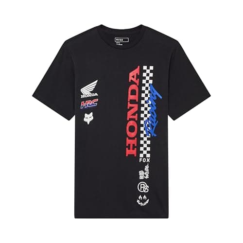 Image of Fox Racing Mens Honda Short Sleeve T-Shirt, Black, Medium