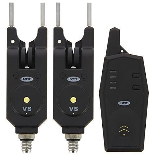 Image of NGT Carp Fishing 2pc Wireless Alarm and Transmitter Set with 200m Range (VS)