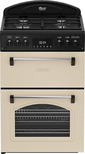 Image of Leisure CLB60GCC 60cm Wide Classic Range Style Gas Cooker - Cream - A+ Rated, H90 x W60 x D60 (cm)