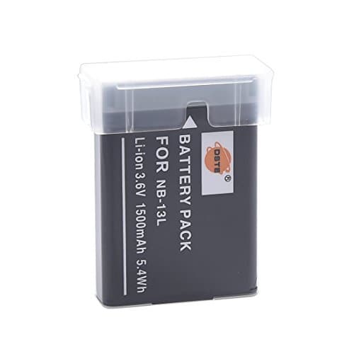 Image of DSTE NB-13L Spare Battery Compatible for Canon PowerShot G5X G7X G9X, G7X Mark II, G9X Mark II, SX720 HS, SX620 HS
