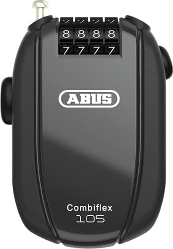 Image of ABUS Combiflex cable lock - lock for securing skis, helmets, pushchairs and luggage - various lengths and strengths