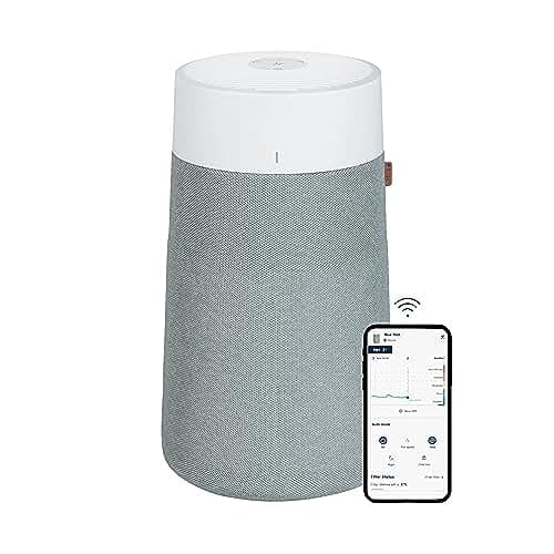Image of Blueair Blue Max 3250i Smart WiFi Air Purifier, HEPASilent Combination Filter Up To 48m² Rooms Removes 99.97% Pollen, Dust, Mould, Bacteria, Viruses | Activated Carbon Reduces VOCs, Odours