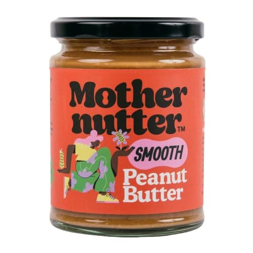 Image of Wild & Fruitful MOTHERNUTTER Smooth Peanut Butter (280g) | 100% Natural, Vegan, Gluten-Free | Hand-Made in Cumbria