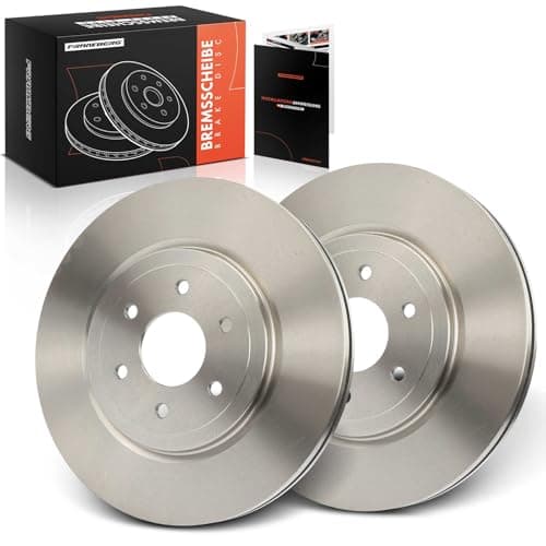 Image of Frankberg Brake Disc Set incl. 2x Discs Front Vented Ø320mm Compatible with Pathfinder III R51 NP300 Navara D40 NP300 Replace# 40206EB320,402063X00B
