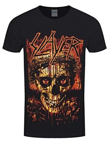 Image of Slayer Men's Crowned Skull Short Sleeve T-Shirt, Black, XX-Large