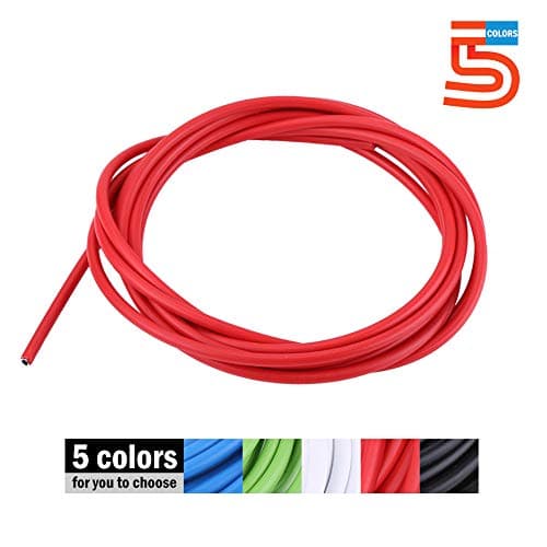 Image of VGEBY Bicycle Brake Cable, Steel Bike Speed Cable for Mountain Bike 5 Colours Red