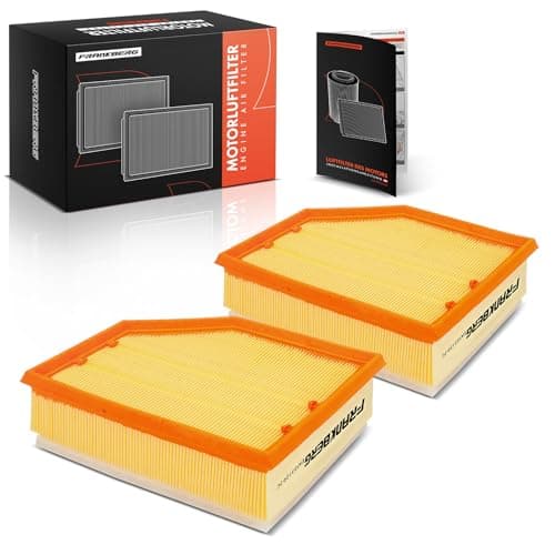 Image of Frankberg 2x Engine Air Filters Compatible with S60 I 384 2.4L 2005-2009 V70 II 285 2.4L 2001-2007 XC70 Cross Country 295 2.4L 2.5L 2002-2007 Replace# 30636833