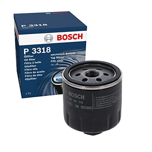 Image of Bosch P3318 Car Oil Filter - Separates Soot and Metal Particles from Engine Oil - Provides Reliable Engine Lubrication