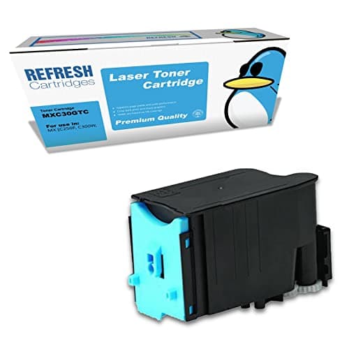 Image of Refresh Cartridges Remanufactured Toner Cartridge Replacement for Sharp MX-C30GT-C (Cyan)