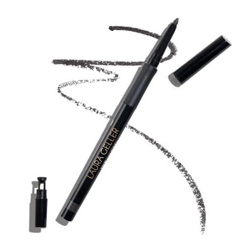 Image of LAURA GELLER NEW YORK INKcredible Gel Eyeliner (Graphite) Waterproof & Smudge-Proof Pencil With Built in Sharpener For Expert Precision, Glides On Effortlessly, Gel Eyeliner Pencil