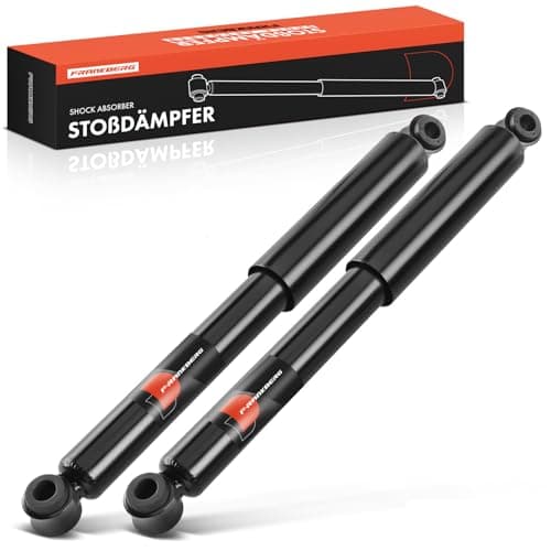 Image of Frankberg 2x Shock Absorber Strut Rear Left Right 458mm Gas pressure Compatible with Vanette Cargo Bus HC 23 Vanette Cargo Box HC 23 Replace# 999698,5350755