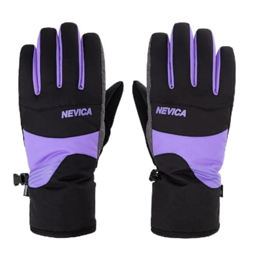 Image of Nevica Kids Meribel Ski Gloves Black/pink S