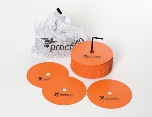 Image of Precision Medium Round Rubber Marker Discs - Yellow (Set Of 20)