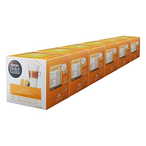 Image of Nescafe Dolce Gusto Latte Macchiato (Pack of 6) – 96 Capsules)