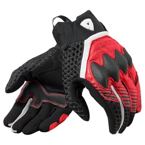 Image of REV'IT! Revit Veloz Motorcycle Gloves, black/red, 2XL