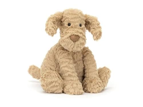 Image of Jellycat Fuddlewuddle Puppy Medium - L: 8 cm x l: 13 cm x h: 23 cm