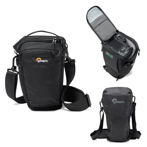 Image of Lowepro ProTactic TLZ 70 Slim AW III Toploader Camera Bag, Camera Case for DSLR, Mirrorless, Vol. 4L Dim: 31x10.5x14cm for Cameras w/Lens Attached, Modular Shoulder Bag, for Photographer/Videographer