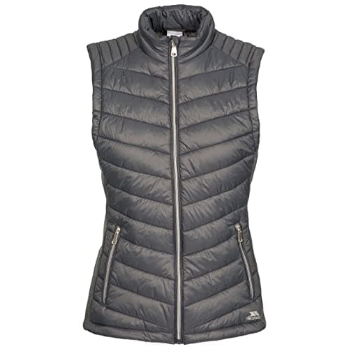Image of Trespass Womens Gilet Elanora - Rib Side Panels, Furry Fleece Lining, 2 Zip Pockets, Down Touch Padding, Woven Shell 100% Polyamide, Lining 100% Polyester, Filling 100% Polyester