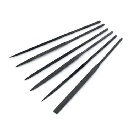Image of Modelcraft 6-Piece Rasp File Set Wax/Wood Work, Pack of 6, Silver