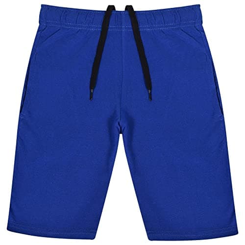 Image of A2Z 4 Kids Boys Shorts Cotton Stretch Casual Summer Knee Length - Shorts S07 Royal 13