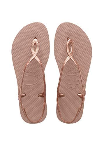 Image of Havaianas Girl's Luna (Mini Me), Crocus Rose, 12 Child UK