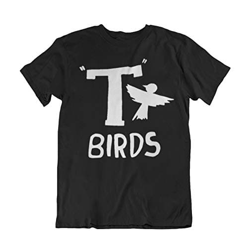 Image of buzz shirts T-Birds Grease, Mens or Women's Fancy Dress Organic Cotton Unisex T-Shirt Black