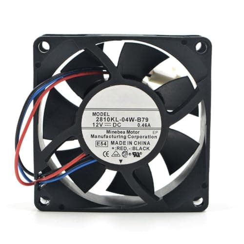 Image of 70mm chassis fan,2810KL-04W-B79 12V 0.46A 7025 3-Wire 3-Pin High Airflow Server CPU Cooling Fan