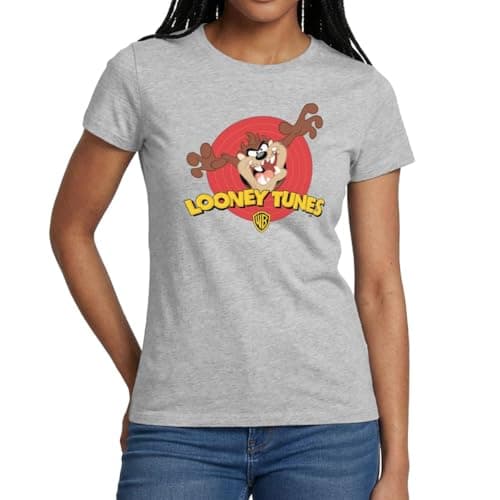 Image of Spreadshirt Looney Tunes Bugs Bunny Women's T-Shirt, XL, Heather Grey
