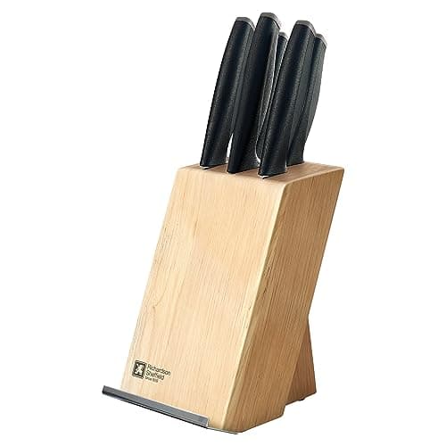 Image of Richardson Sheffield 5 Piece Advantage Wooden Knife Block Set