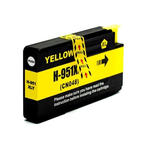 Image of Ink Jungle 951XL Yellow Compatible Ink Cartridge For HP OfficeJet Pro 276dw 8600 8600 Plus 8600 Premium 8640 8100 8610 8615 8620 8625 8630 8660 251dw Printers