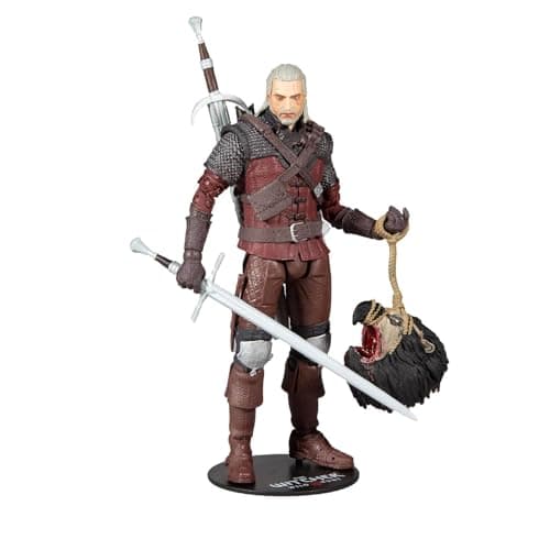 Image of McFarlane The Witcher 3: Wild Hunt Action Figure Geralt of Rivia (Wolf Armor) 18 cm