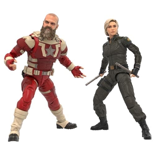 Image of Marvel Legends Series Yelena Belova and Red Guardian Action Figures