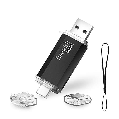 Image of USB C Flash Drive 32gb, 2 in 1 Type C Memory Stick 32gb USB Key Portable Otg Pen Drive for Tablets, New Macbook, Android Smartphones, Samsung, Huawei, Oneplus Etc. (Black)