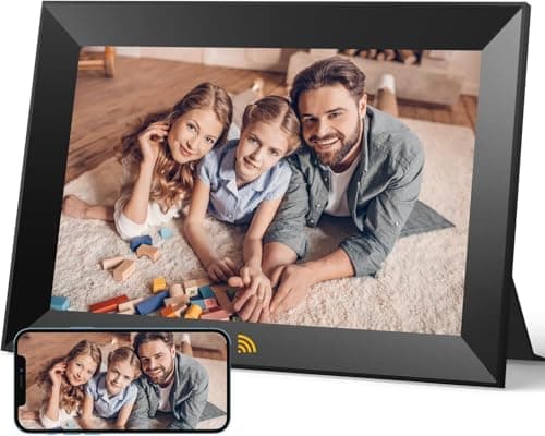 Image of KODAK Digital Picture Frame WiFi 10.1 Inch HD IPS Touch Screen Electronic Picture Frame with 32 GB Memory, Automatic Picture Rotation, Share Photos or Videos Anywhere via App, Black