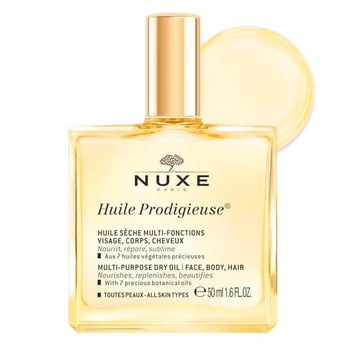 Image of Nuxe Huile Prodigieuse Multi-Purpose Dry Oil 50ml, Legendary Dry Oil, Nourishes, Repairs & Beautifies Face, Body & Hair, Multi-Purpose Vegan Formula
