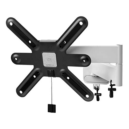 Image of One For All TV Wall Bracket Mount - Screen size 13-43 Inch - For All types of TVs (LED LCD Plasma) - 15° Tilt 180° Swivel Max Weight 25kgs - VESA 75x75 to 200x200 - Free Toolbox app - WM6252