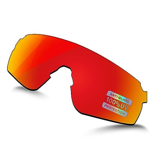 Image of Bowyer POLARIZED Replacement Lenses for Oakley EVZero Blades OO9454 Sunglasses - Fire Red Mirror